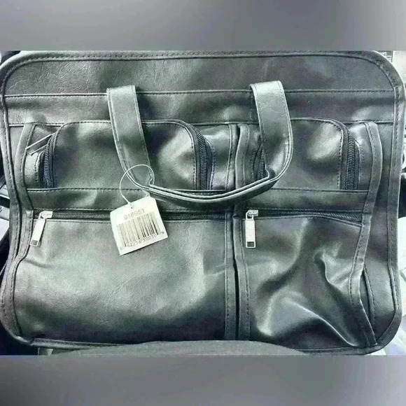 Other - NWT Genuine Leather Business Briefcase
School Messenger Laptop Shoulder Bag